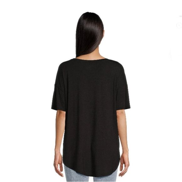 Elongated Soft Crewneck Tunic T-Shirts 2-Pack Size M - Picture 6 of 11